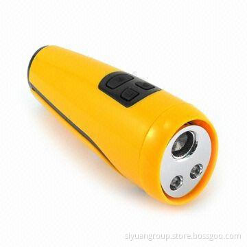 Outdoor Ultrasonic Bark Control with Torch, Person Siren, 9V Alkaline Battery and RoHS Mark
